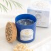 Taurus Amber & Vanilla Gemstone Zodiac Candle - Image 5