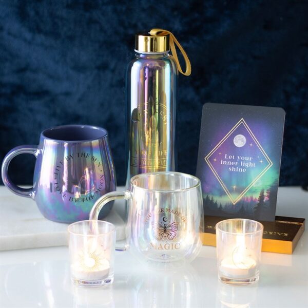 Iridescent Sun and Moon Votive Candle Holders - Image 5