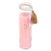 Mystic Rose Tube Candle with Rose Quartz Crystals - Image 2