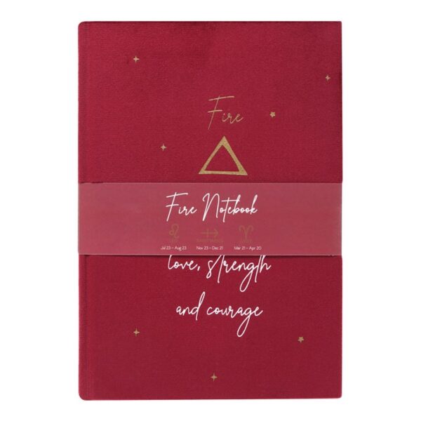 Fire Element Velvet A5 Notebook - Image 4