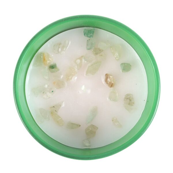Leo Orange & Bergamot Gemstone Zodiac Candle - Image 2