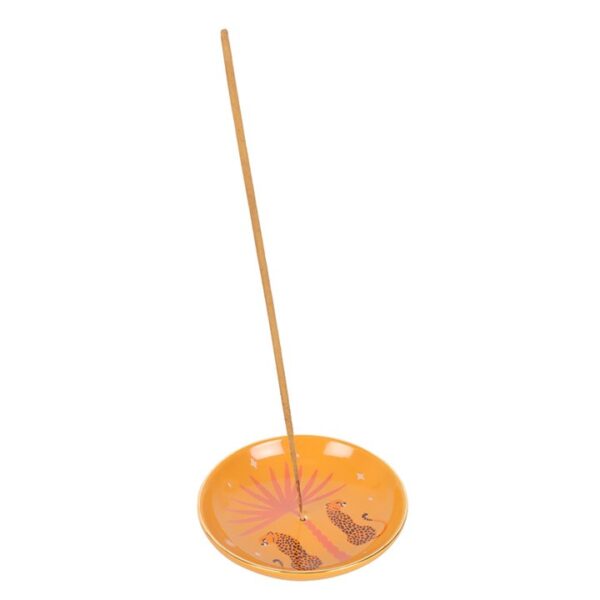 Leopard Palm Incense Holder - Image 2