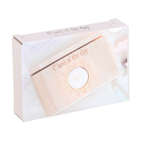 Natural Card of the Day Tarot Card Stand Tealight Holder - Image 5