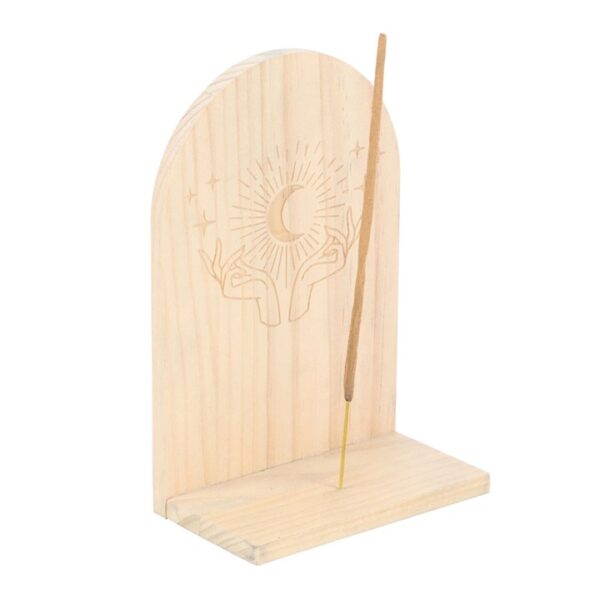 Natural Mystical Hands Incense Holder Shelf - Image 2