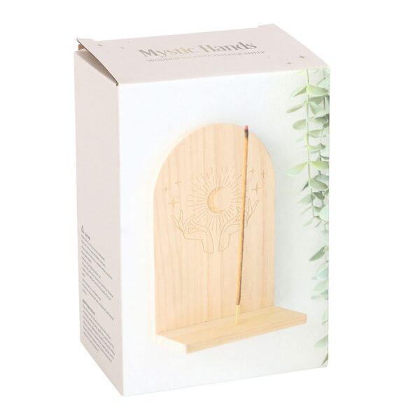 Natural Mystical Hands Incense Holder Shelf - Image 6